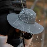 Chapeau de randonnée et de camping à large bord pour homme avec protection UV Gris – Image 9