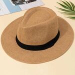 Chapeau De Soleil Unisexe - Large bord - Élégant et Pratique  - Marron