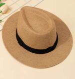 Chapeau De Soleil Unisexe - Large bord - Élégant et Pratique  - Marron – Image 3