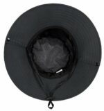 Chapeau de randonnée et de camping à large bord pour homme avec protection UV - Noir – Image 4