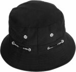 Chapeau Bob Respirant Unisexe à Séchage Rapide Xanadu - Chapeau De Plage Sun Safari - Noir – Image 8