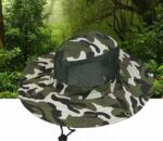 Chapeau De Soleil Camouflage En Coton Pour La Pêche Et La Chasse En Plein Air Avec Un Cordon De Serrage - Unisexe - imperméable – Image 8