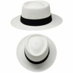 Chapeau De Soleil Unisexe - Large bord - Élégant et Pratique - Été - Blanc