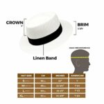 Chapeau De Soleil Unisexe - Large bord - Élégant et Pratique - Été - Blanc – Image 6