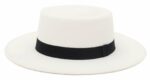 Chapeau De Soleil Unisexe - Large bord - Élégant et Pratique - Été - Blanc – Image 2