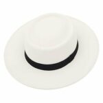 Chapeau De Soleil Unisexe - Large bord - Élégant et Pratique - Été - Blanc – Image 3