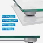 Pèse Personne Digitale -180 kg - Écran LCD - Haute Précision Carré – Image 6