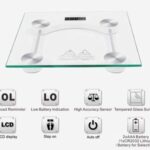 Pèse Personne Digitale -180 kg - Écran LCD - Haute Précision Carré – Image 2