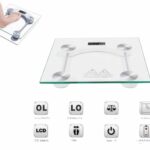 Pèse Personne Digitale -180 kg - Écran LCD - Haute Précision Carré