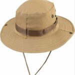 Chapeau De Seau Femme Et Homme - Protection Solaire Extérieure - Respirant - Pliable - Rayé Décontracté - Doux - Beige