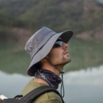 Chapeau De Soleil Pliable à Large Bord Avec Protection UV - Unisexe  Gris – Image 7