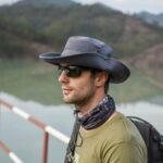 Chapeau De Soleil Pliable à Large Bord Avec Protection UV - Unisexe  Gris – Image 6