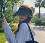 Chapeau Pliable Pour Femme - Élégant et Moderne - Protection UV - Noir – Image 7