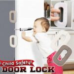 Système De Verrouillage Autocollant Pour Réfrigérateur - Adapté Aux Armoires Tiroirs Et Penderies - Blanc – Image 2