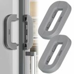 Système De Verrouillage Autocollant Pour Réfrigérateur - Adapté Aux Armoires Tiroirs Et Penderies - Gris – Image 4