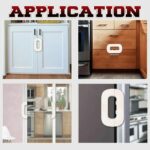 Système De Verrouillage Autocollant Pour Réfrigérateur - Adapté Aux Armoires Tiroirs Et Penderies - Blanc – Image 7