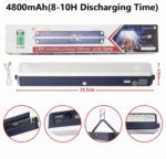 Lampe De Pêche Solaire - 3600-7200 mAh - Rechargeable - Lampe D'inspection Magnétique - 4 Modes - 100 W – Image 4