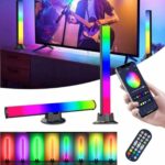 Packs De 2 Lumières RVB - Effets Dynamiques - Modes Musicaux - Télécommande