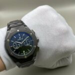 Montre Hublot Pour Homme – Bracelet En Acier Inoxydable – Résistance à l'eau - Qualité Premium - Noir – Image 5