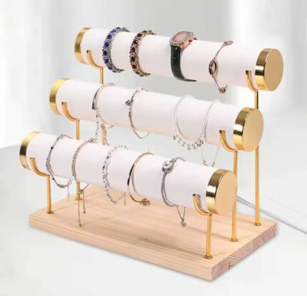 Présentoir à Bracelets 3 pieces - Présentoir à Montres et Bijoux Pour Magasins et Maisons