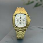 Montre De Luxe Pour Homme - Acier Inoxydable - Résistante à L’eau - Doré