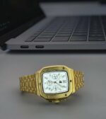 Montre De Luxe Pour Homme - Acier Inoxydable - Résistante à L’eau - Doré – Image 3