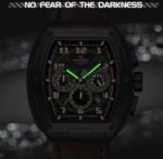 Montre Chronographe Naviforce NF8053 Pour Homme - Cuir Véritable - Tendance - Multifonction - Résistante à L’eau - Noir – Image 9