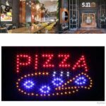 Enseigne Néon LED - Pour Les Restaurants et Les Pizzerias - 25 × 48 CM