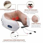 Coussin De Massage Cervical en Forme De U - Rechargeable - Portable - 3 Mode – Image 3