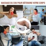 Coussin De Massage Cervical en Forme De U - Rechargeable - Portable - 3 Mode – Image 9