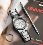 Montre Hublot Pour Homme – Bracelet En Acier Inoxydable – Résistance à l'eau - Qualité Premium - Gris – Image 2