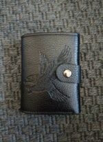 Portefeuille 2 en 1 Intelligent En Cuir Pour Cartes De Crédit – Billets De Banque – Métal Fin Pour Homme – Pliable – Noir – Image 12