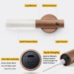 Pack De 2 Applique Murale En Bois - Veilleuse D'intérieur - Détecteur De Mouvement - Sans Fil - Rechargeable – Image 11