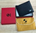 Portefeuille En Cuir De Luxe - Classique - Modèle À Deux Volets Pour Homme - Noir – Image 8