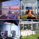 Guirlande Rideau lumineux Hauteur 3 Mètres Sur 3 Mètres - Étanche - Blanc – Image 5