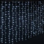 Guirlande Rideau lumineux Hauteur 3 Mètres Sur 3 Mètres - Étanche - Blanc – Image 9
