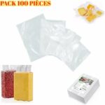 Pack De 100 Sacs Sous Vide Alimentaire 20x32 Cm