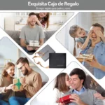 Portefeuille En Cuir Pour Homme – Design Élégant à Deux Volets – Avec Porte - Monnaie Intérieur – Porte-Cartes – Qualité Supérieure - Noir – Image 4