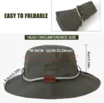 Chapeau D'extérieur - Séchage Rapide Et Confortable - Respirant - Protection Solaire - Vert – Image 5
