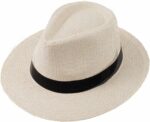 Chapeau De Soleil Unisexe - Large Bord - Élégant et Pratique - Beige Clair Naturel – Image 7