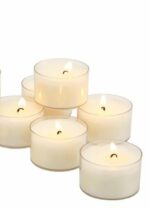 Bougies Chauffe-plat - Lot de 16 Bougies Non Parfumées Pour La Maison - Le jardin et l'extérieur - Blanc – Image 10