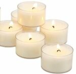 Bougies Chauffe-plat - Lot de 16 Bougies Non Parfumées Pour La Maison - Le jardin et l'extérieur - Blanc – Image 9