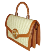 Sac à Bandoulière Pour Femme Avec Poignée Supérieure - Petit Sac Carré Souple De Haute Qualité - Marron – Image 2