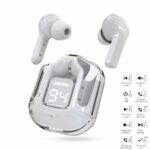 Écouteurs De Sport Sans Fil - Affichage Numérique De la Puissance à LED - Nouveau Son Stéréo - Gris