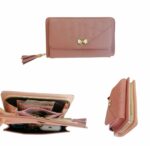 Portefeuille Multifonctionnel - Rangement Pratique Pour L'argent Liquide - les Cartes et Les Billets - Rose