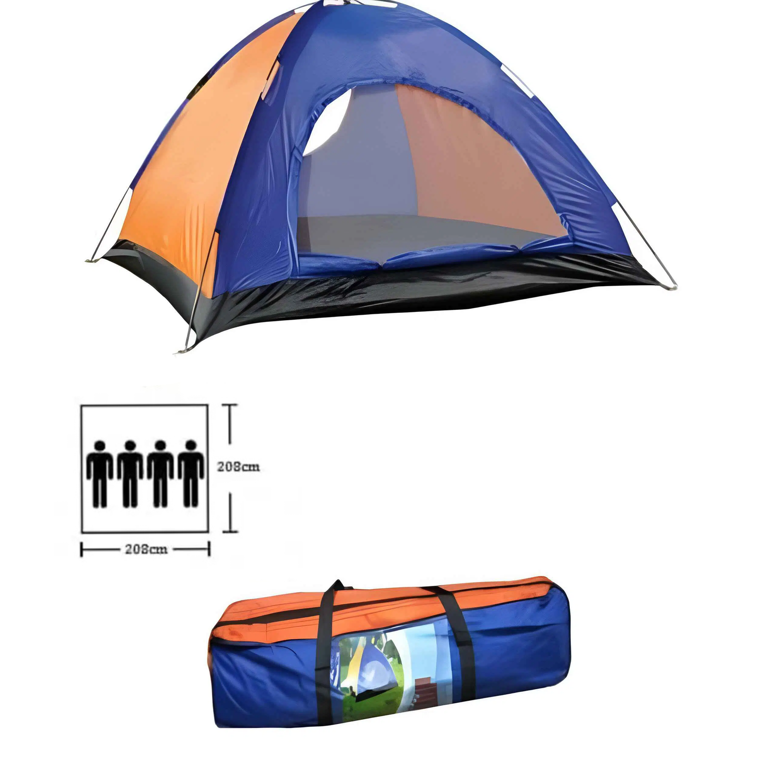 Polish_20250522_091418118_edit_68695944991079.png Tente De Camping Légère Pour 4 Personnes - Rain Fly – Image 1