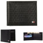 Portefeuille Tommy Hilfiger En Cuir De Luxe Pour Homme - Noir