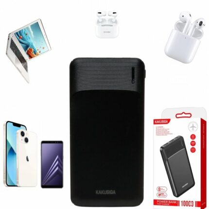 Batterie Externe Kakusiga 10000MAh - Compatible - Pour Tous Les Appareils