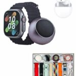 kit complet D99 Plus - Montre Connectée - Écouteurs - Haut-parleur -  Bracelets Multiples - Rechargeable