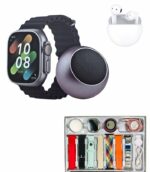 kit complet D99 Plus - Montre Connectée - Écouteurs - Haut-parleur -  Bracelets Multiples - Rechargeable